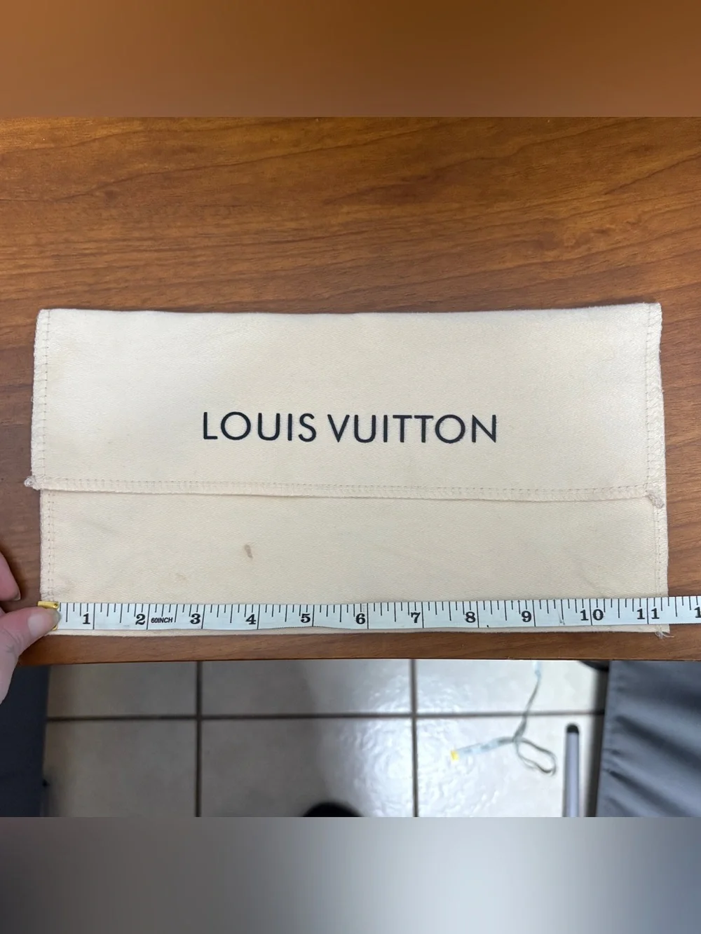 Louis Vuitton Empty Dust Bag Envelope Flap Style